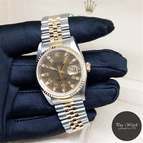 houndstooth rolex|Rolex Datejust 36 16233 .